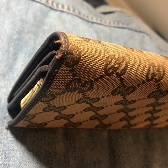 Gucci ring monogram zip wallet - Picture 5 of 8